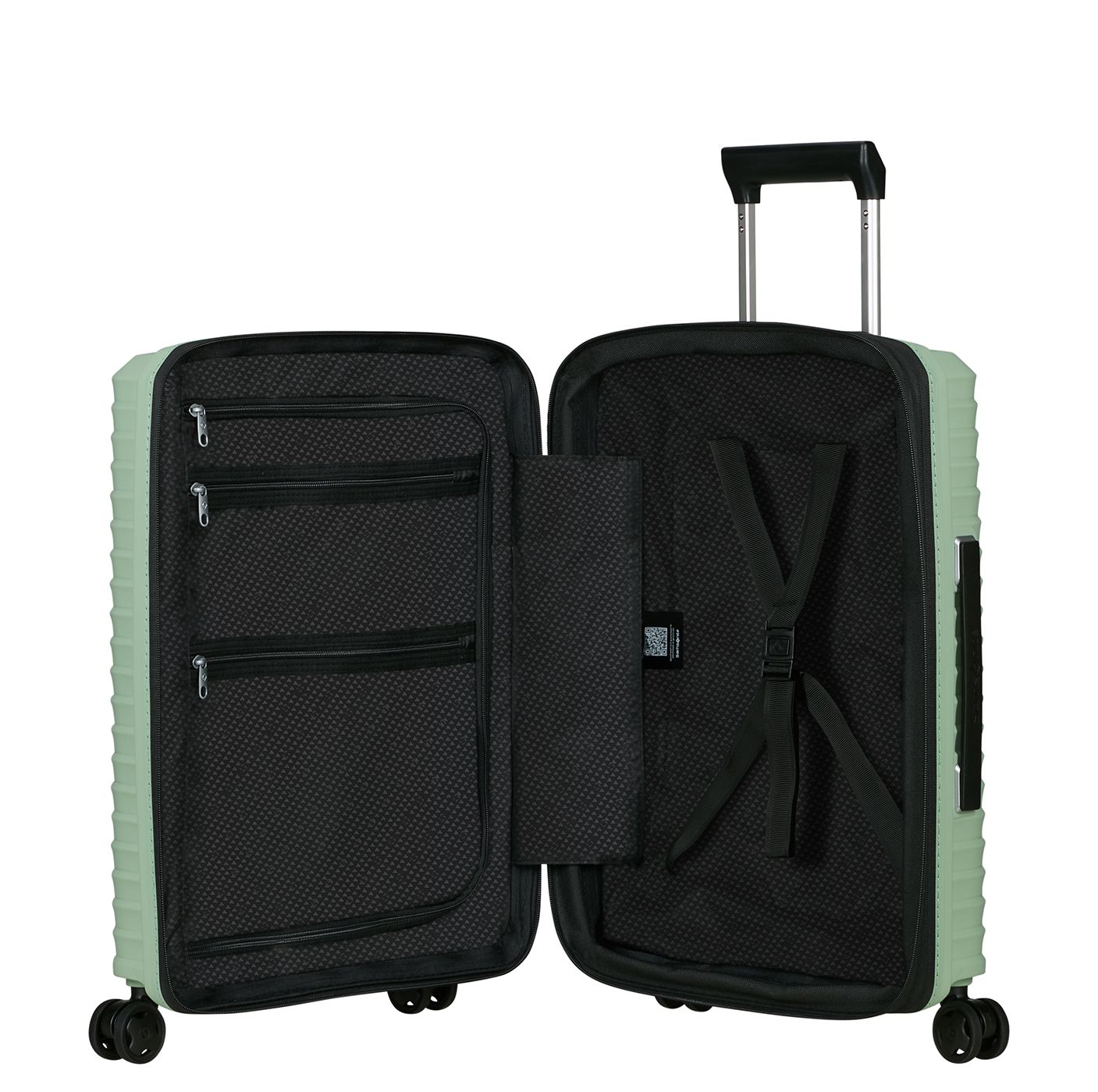 Samsonite Upscape Handbagage Spinner 55 cm - Uitbreidbaar 39/45 liter - 55x40x20/23 cm - soft sage