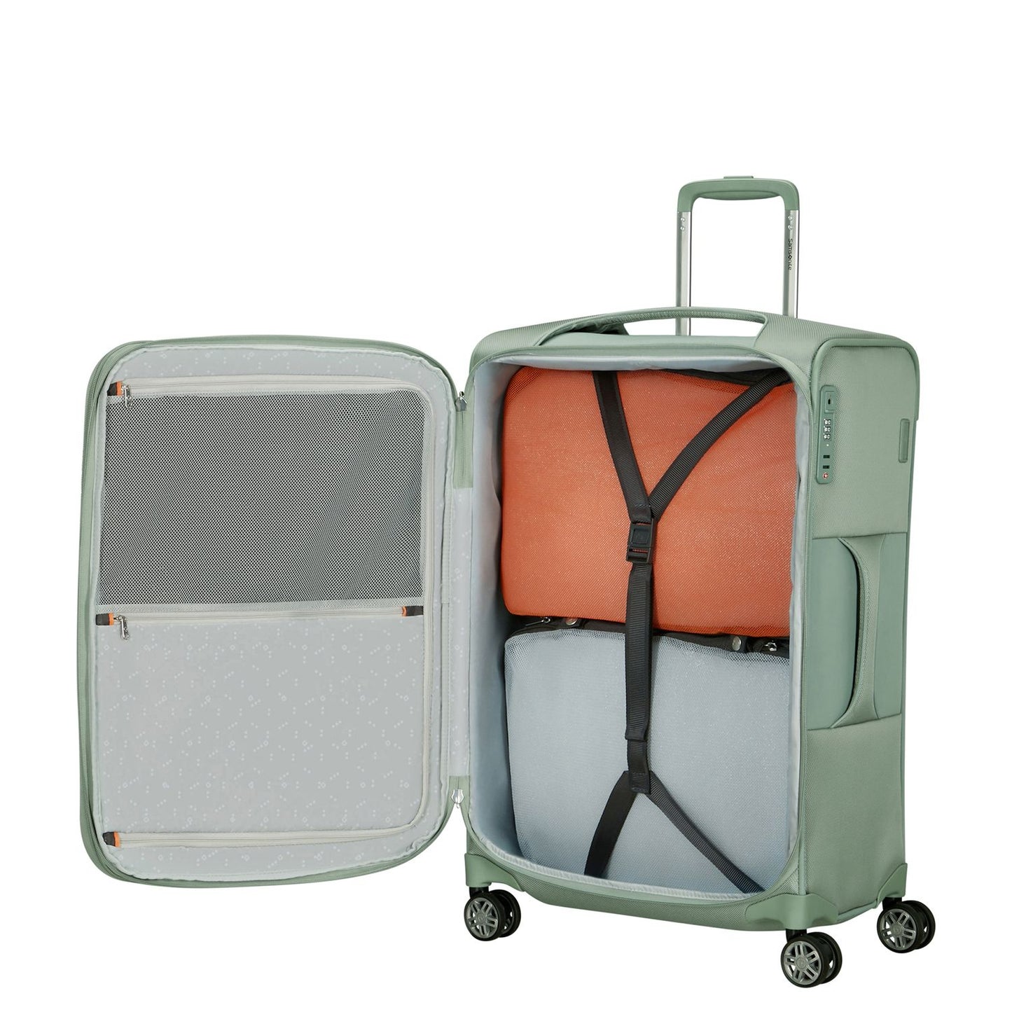 Samsonite Re-Lite Spinner 67 cm Expandable sage