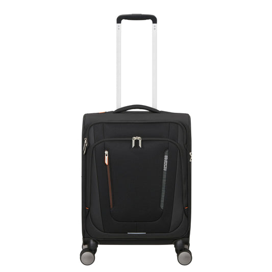 American Tourister Wanderlite Handbagage Spinner S - 44 liter - 55x40x20 cm - shadow black