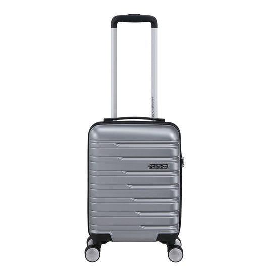 American Tourister Flashline Underseater Spinner 45 cm - Afneembare wielen - 20 liter - 45x30x20 cm - sky silver