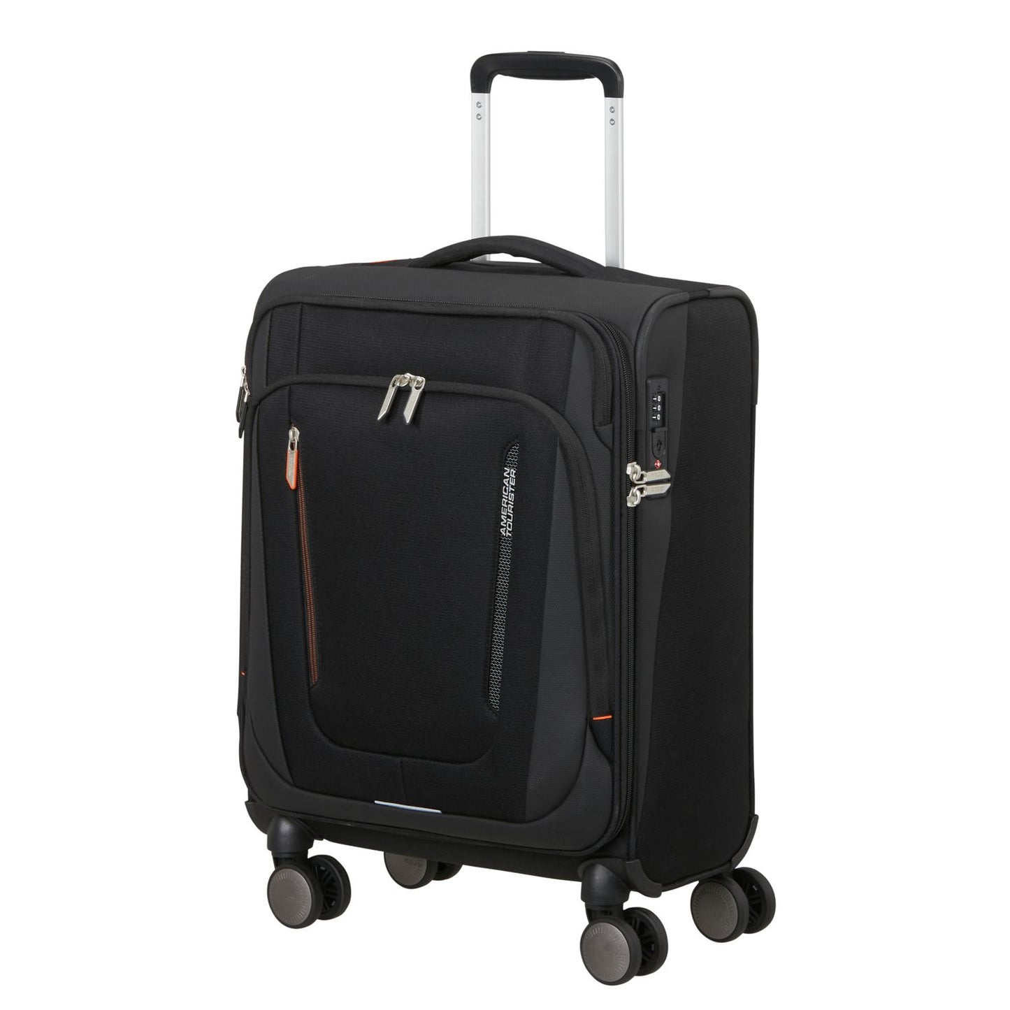 American Tourister Wanderlite Handbagage Spinner S - 44 liter - 55x40x20 cm - shadow black
