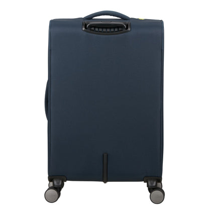 American Tourister Wanderlite Spinner M - Uitbreidbaar 73/81 liter - 68x43x29/32 cm - dark navy