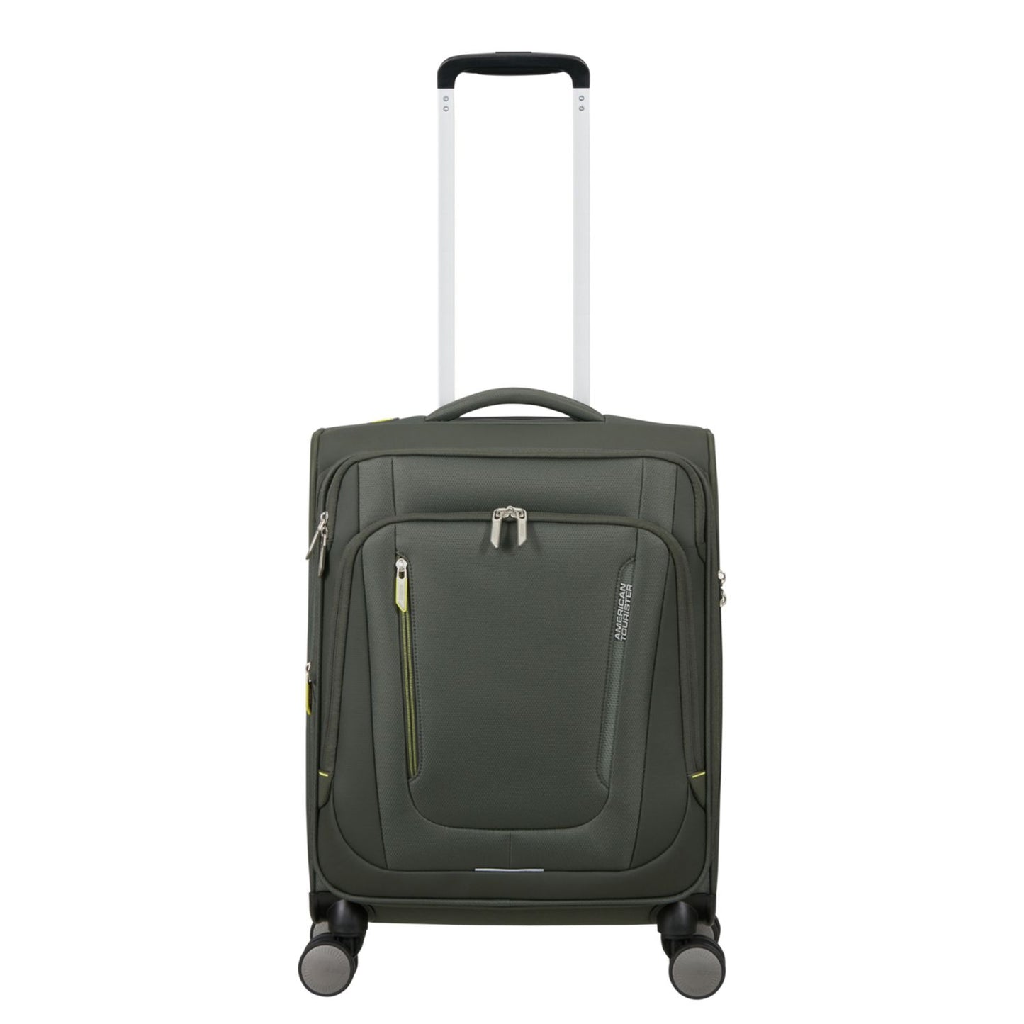 American Tourister Wanderlite Handbagage Spinner S - Uitbreidbaar 45/49.5 liter - 55x40x25 cm - dark khaki