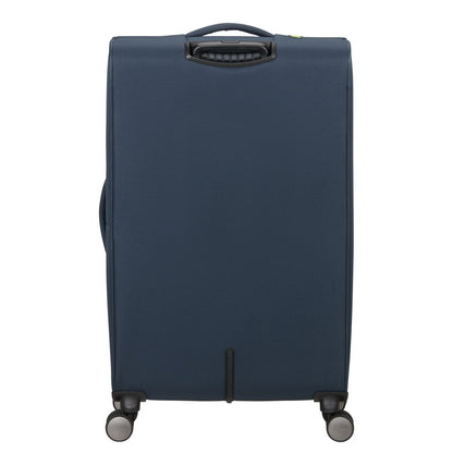 American Tourister Wanderlite Spinner L - Uitbreidbaar 108/123 liter - 79x48x31/34 cm - dark navy