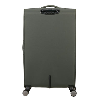 American Tourister Wanderlite Spinner L - Uitbreidbaar 108/123 liter - 79x48x31/34 cm - dark khaki