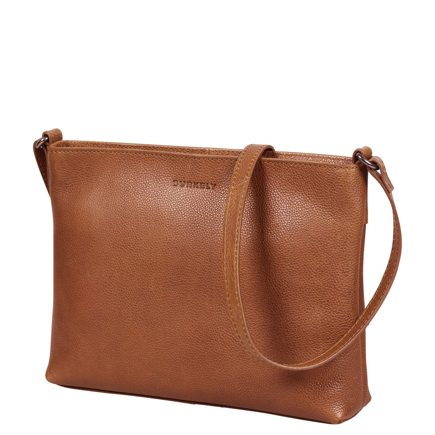 Burkely Antique Avery Jane Crossbody Zip Bag cognac