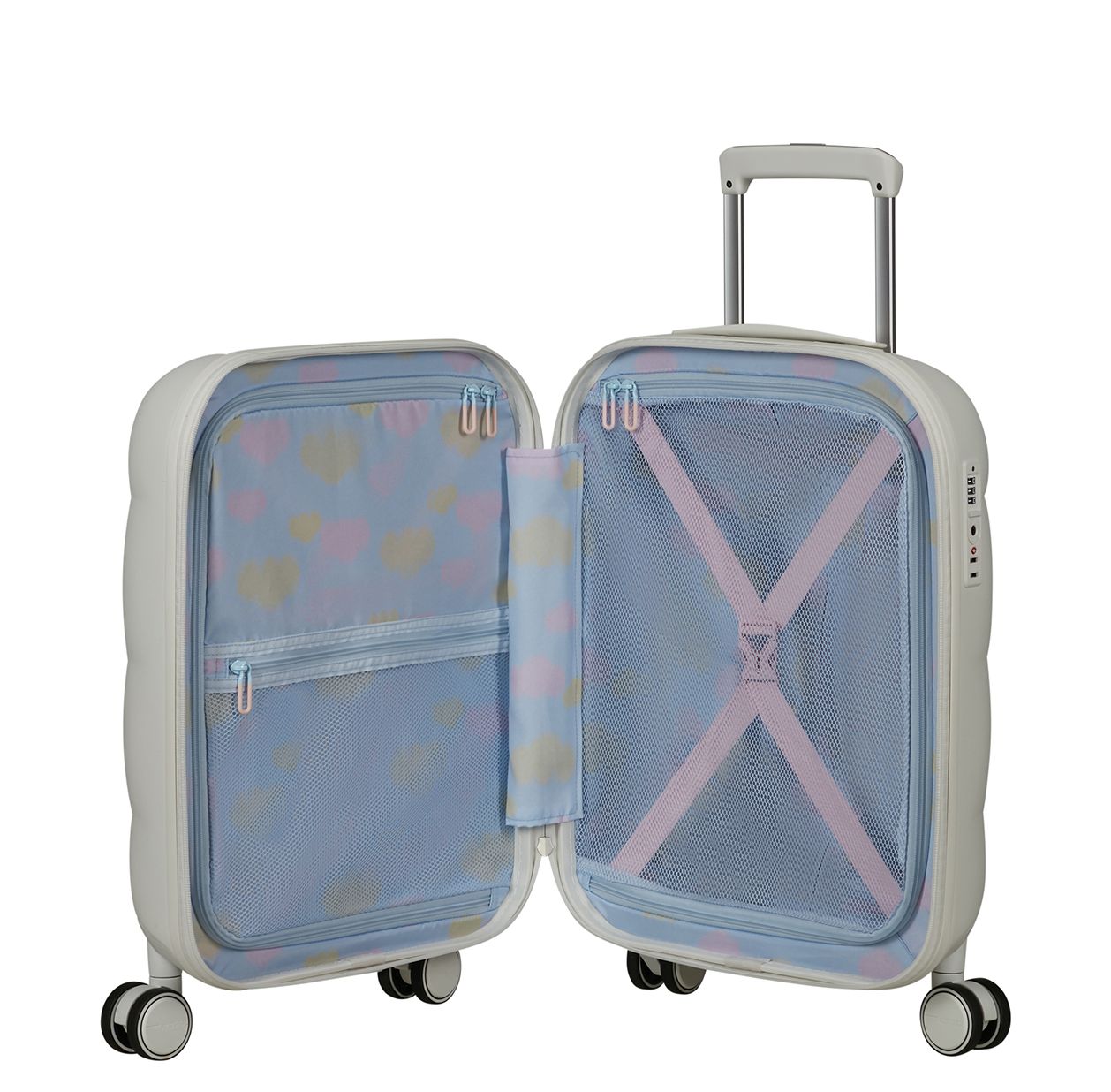 American Tourister Dreami Handbagage Spinner 55 cm - 37 liter - 55x40x22 cm - cloud white