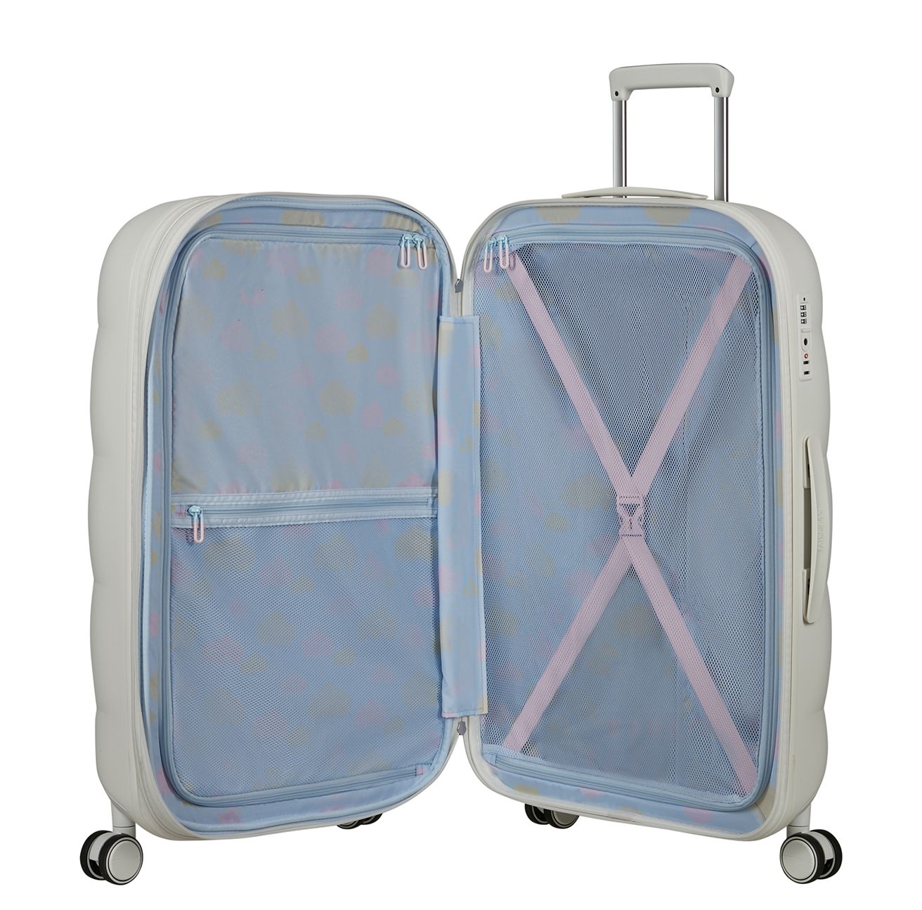 American Tourister Dreami Spinner 77 cm - Uitbreidbaar 96/106 liter - 77x50x30/33 cm - cloud white