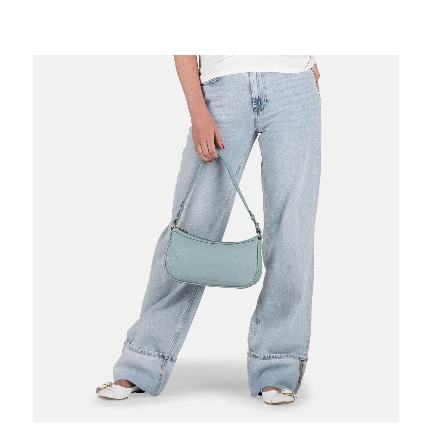 Burkely Always Ava Baguette Bag light blue
