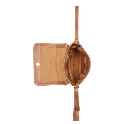 Burkely Antique Avery Isa Crossbody Flap cognac