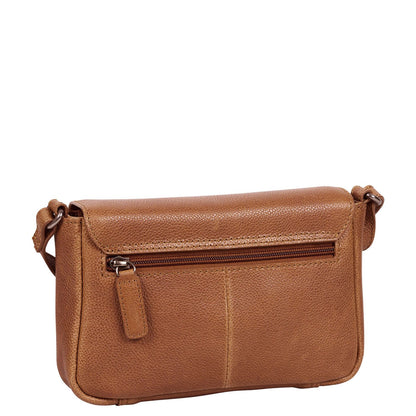 Burkely Antique Avery Isa Crossbody Flap cognac