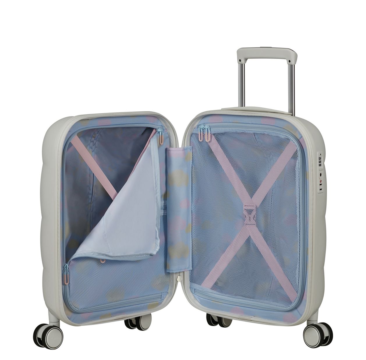 American Tourister Dreami Handbagage Spinner 55 cm - 37 liter - 55x40x22 cm - cloud white