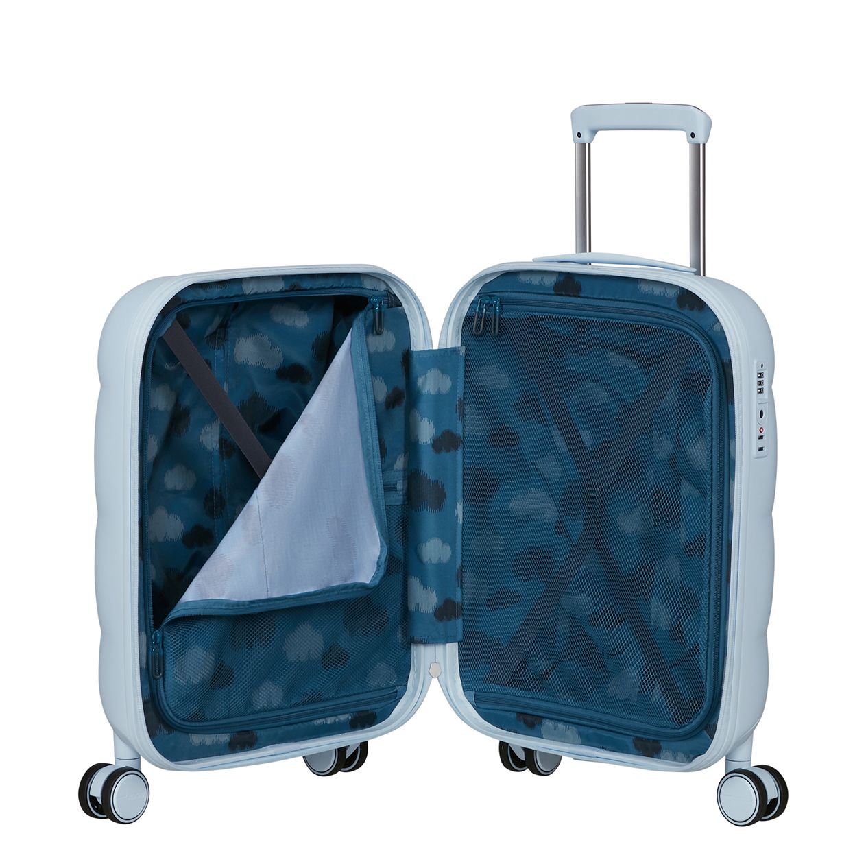 American Tourister Dreami Handbagage Spinner 55 cm - 37 liter - 55x40x22 cm - blue dream