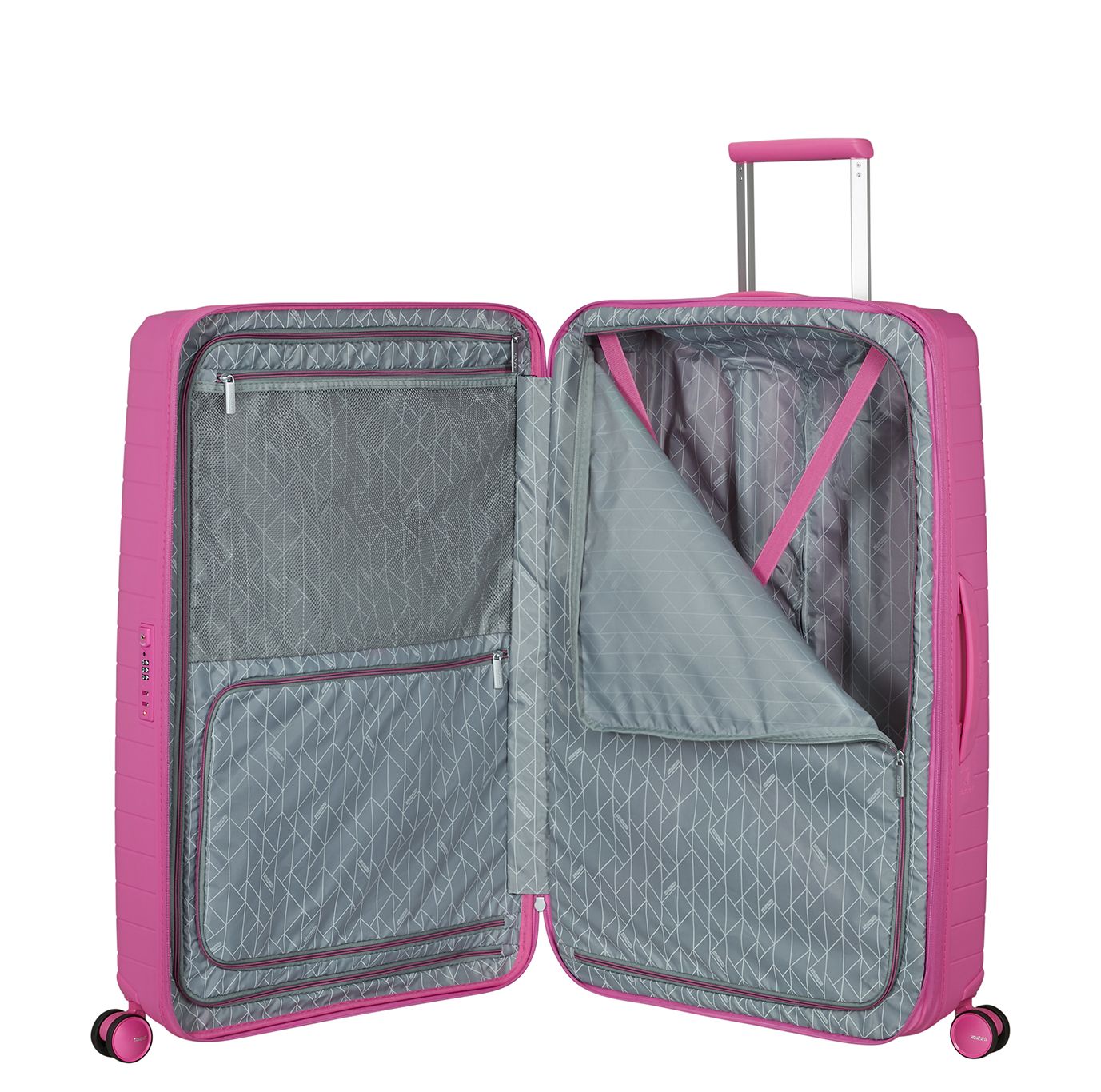 American Tourister FastForward Spinner 78 cm - Uitbreidbaar 108/118 liter - 78x50x30/34 cm - electric fuchsia