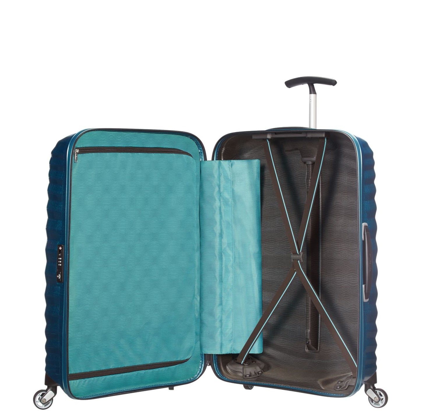 Samsonite Lite-Shock Spinner 69 cm - 73 liter - 69x47x29 cm - petrol blue