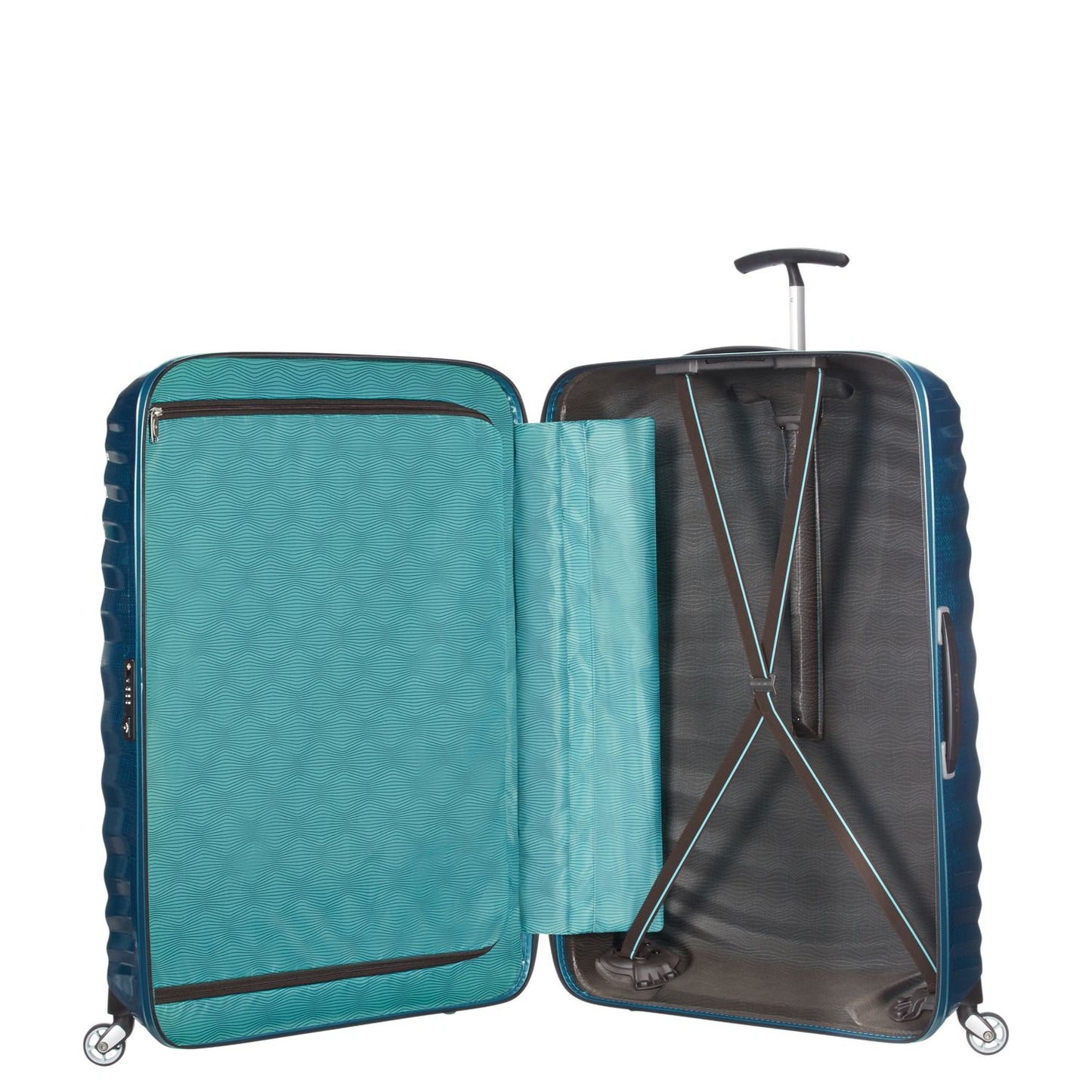 Samsonite Lite-Shock Spinner 81 cm - 124 liter - 81x55x33 cm - petrol blue