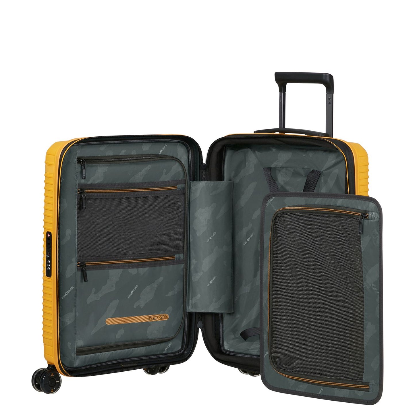 Samsonite Prodiver HS Handbagage Spinner 55 cm - Uitbreidbaar 39/46 liter - 55x40x20/23 cm - yellow
