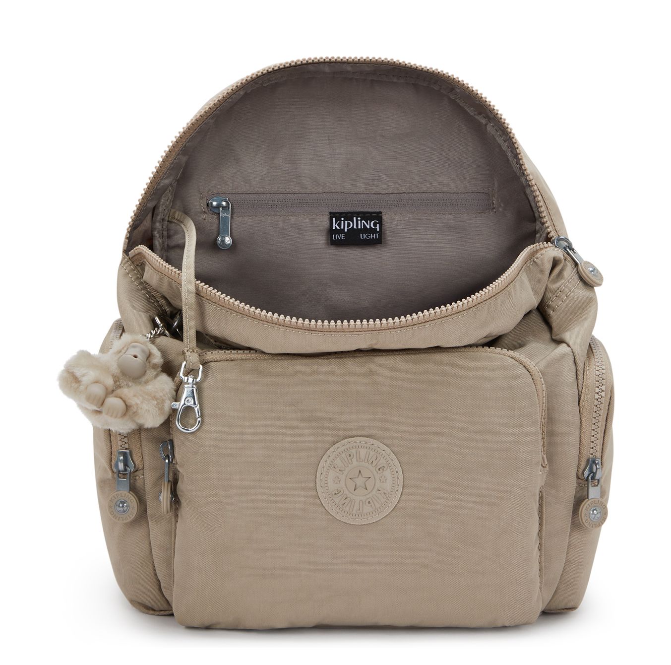 Kipling City Zip S soft taupe