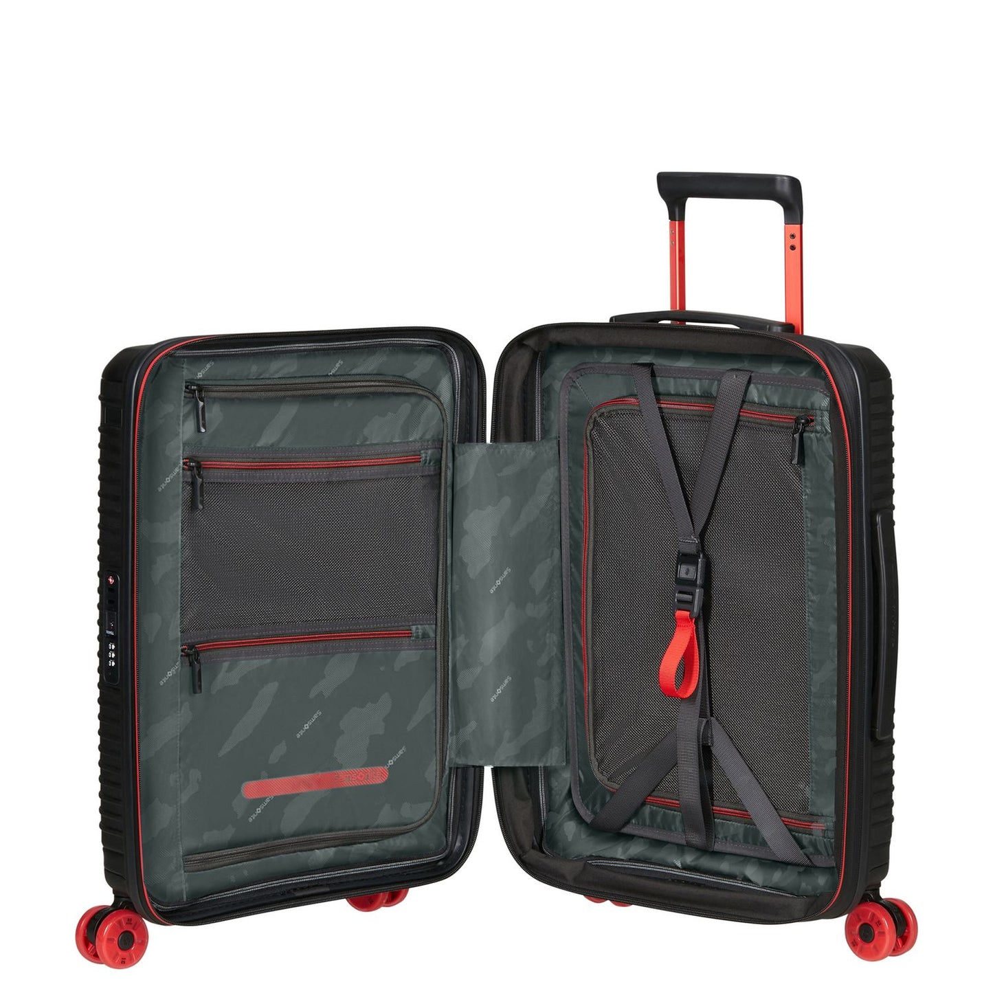 Samsonite Prodiver HS Handbagage Spinner 55 cm - Uitbreidbaar 39/46 liter - 55x40x20/23 cm - black