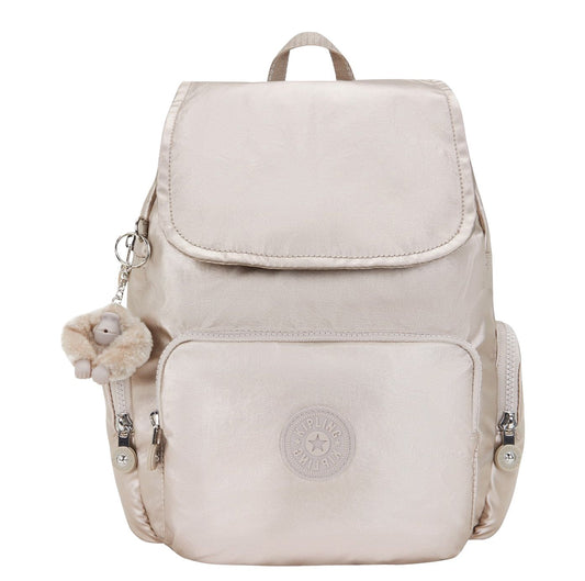 Kipling City Zip S metallic glow