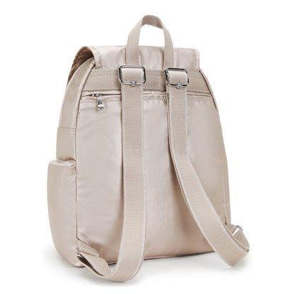 Kipling City Zip S metallic glow