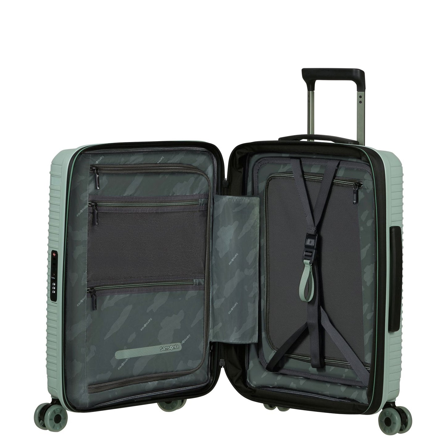 Samsonite Prodiver HS Handbagage Spinner 55 cm - Uitbreidbaar 39/46 liter - 55x40x20/23 cm - light sage