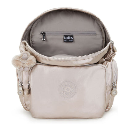 Kipling City Zip S metallic glow