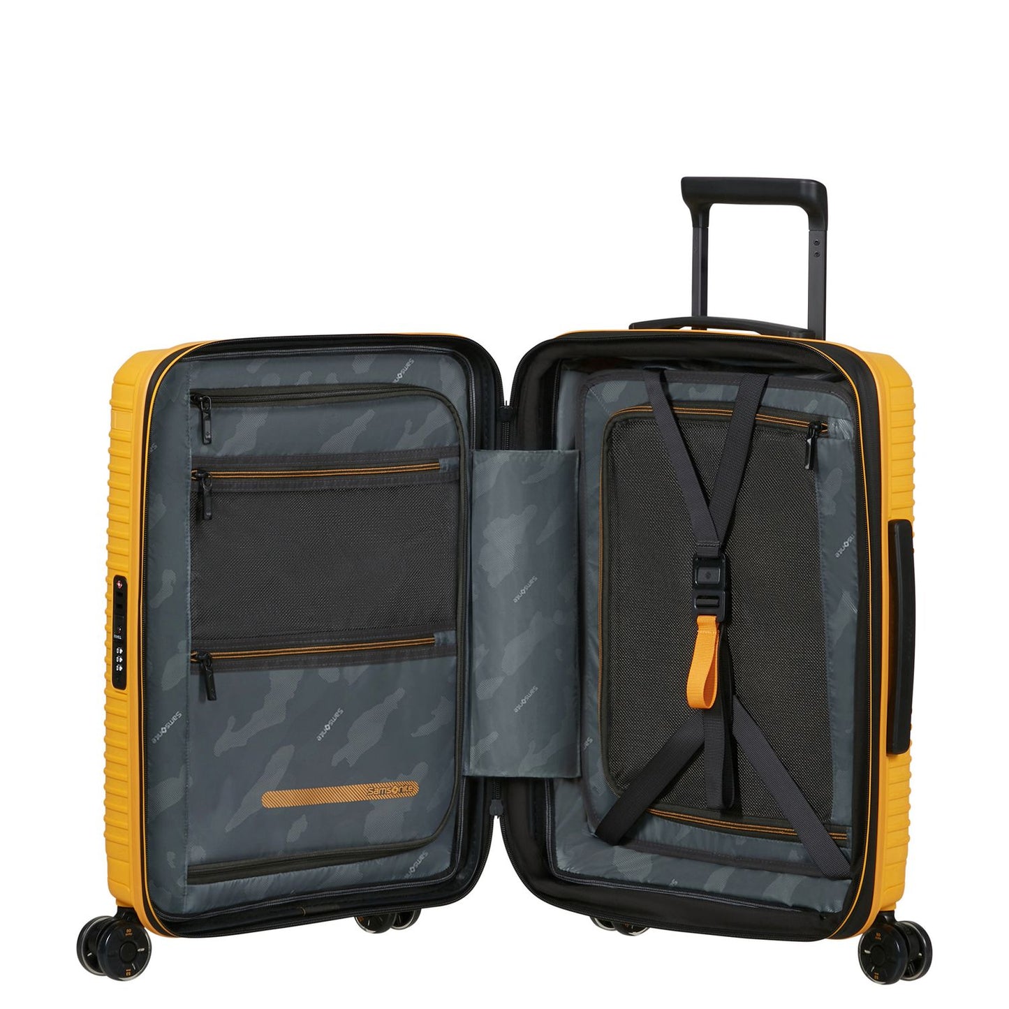 Samsonite Prodiver HS Handbagage Spinner 55 cm - Uitbreidbaar 39/46 liter - 55x40x20/23 cm - yellow