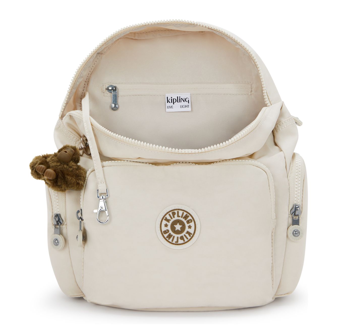 Kipling City Zip S soft sand