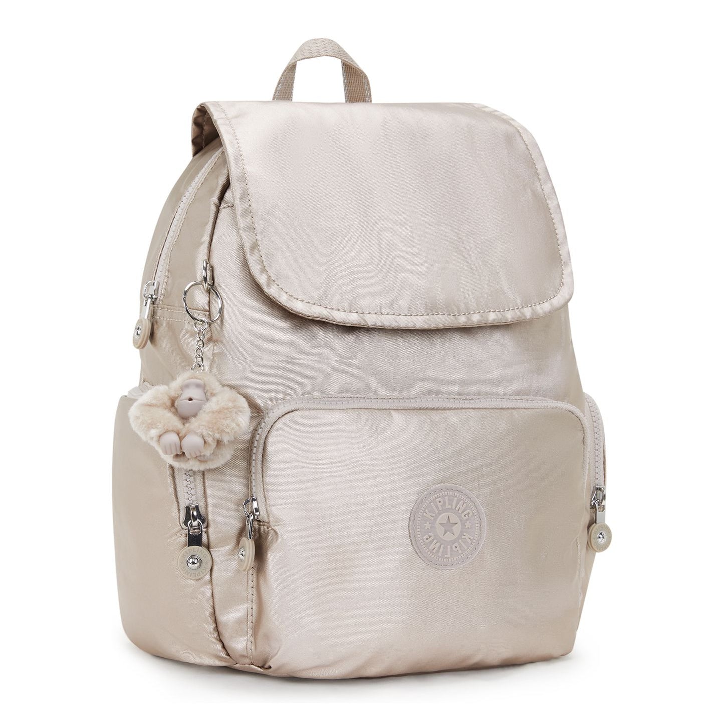 Kipling City Zip S metallic glow