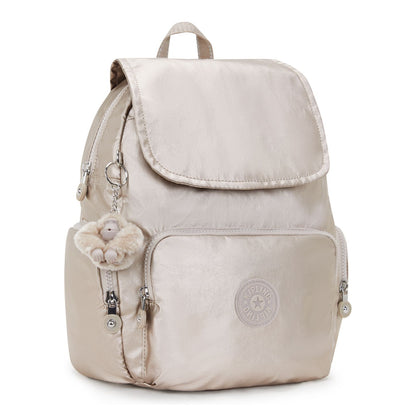 Kipling City Zip S metallic glow