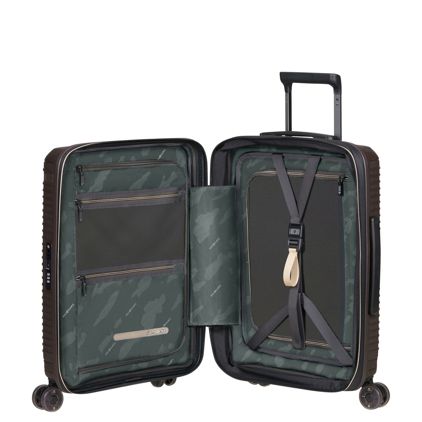 Samsonite Prodiver HS Handbagage Spinner 55 cm - Uitbreidbaar 39/46 liter - 55x40x20/23 cm - coffee bean