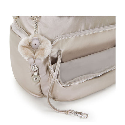 Kipling City Zip S metallic glow