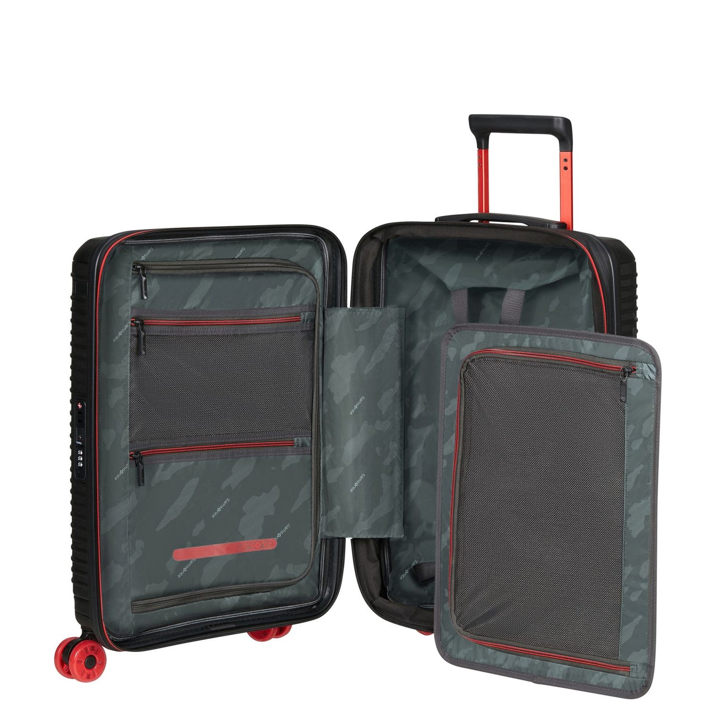 Samsonite Prodiver HS Handbagage Spinner 55 cm - Uitbreidbaar 39/46 liter - 55x40x20/23 cm - black