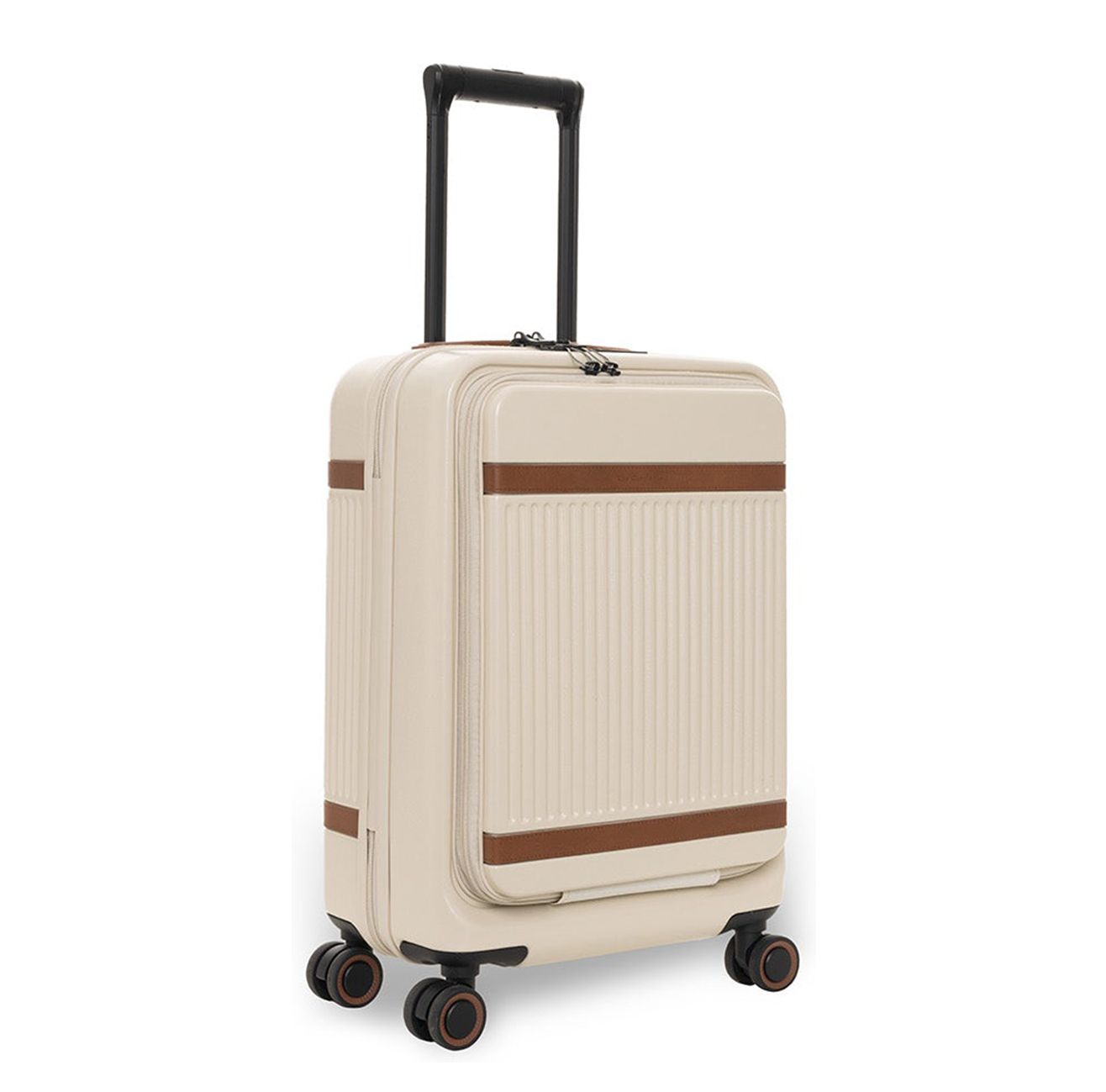 The Chesterfield Brand Zuna Handbagage Spinner 55 cm Laptop Voorvak - 44 liter - 55x36x23 cm - sandy beach