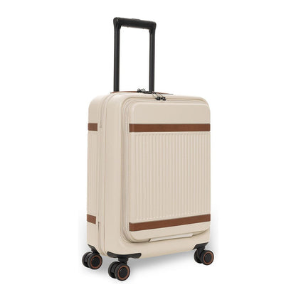 The Chesterfield Brand Zuna Handbagage Spinner 55 cm Laptop Voorvak - 44 liter - 55x36x23 cm - sandy beach