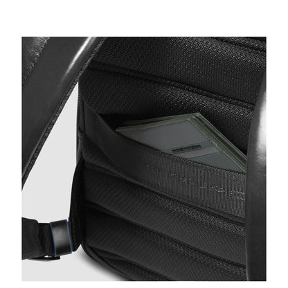 Piquadro Blue Square Laptop Backpack 14"  black