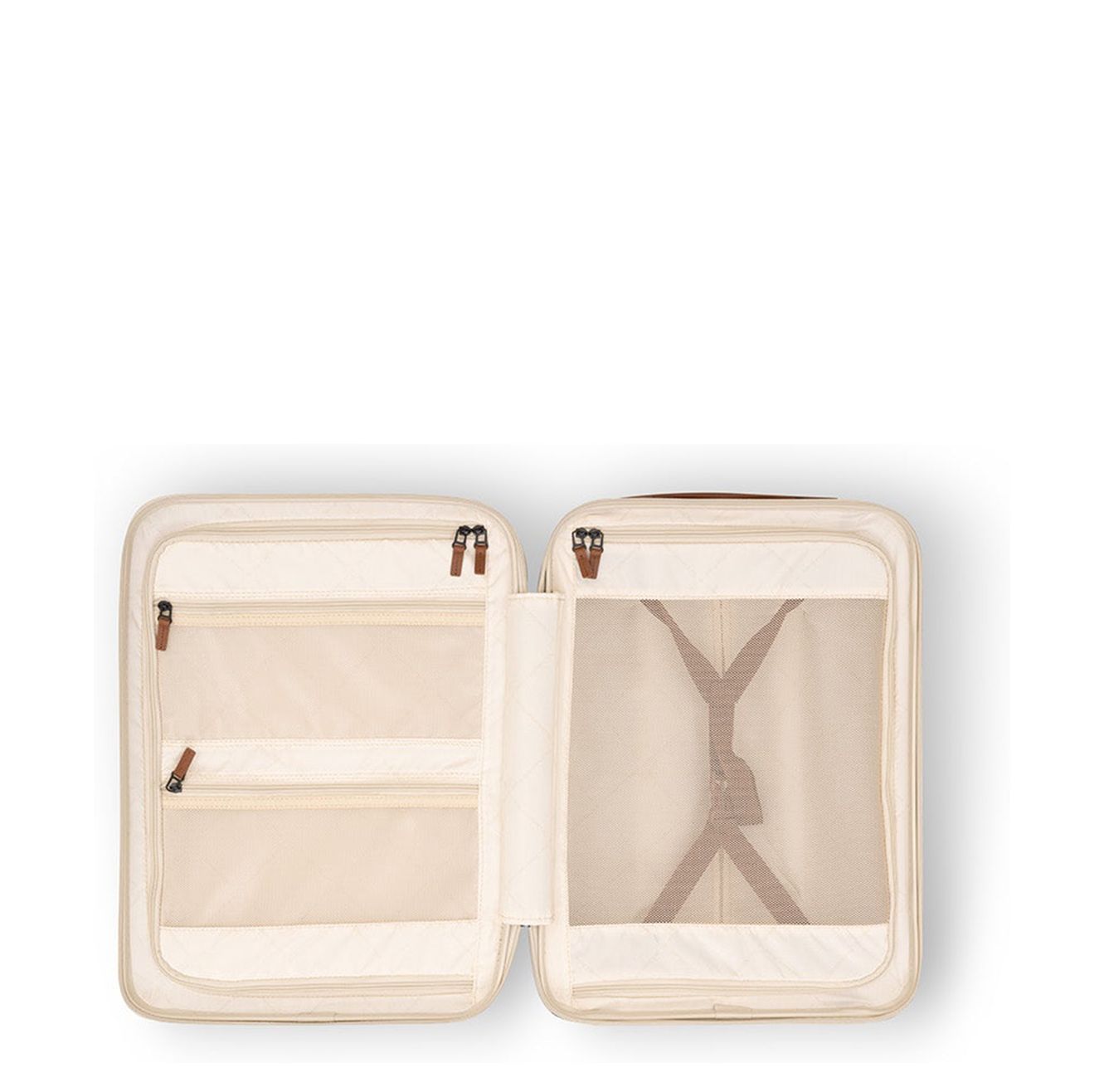 The Chesterfield Brand Zuna Handbagage Spinner 55 cm Laptop Voorvak - 44 liter - 55x36x23 cm - sandy beach