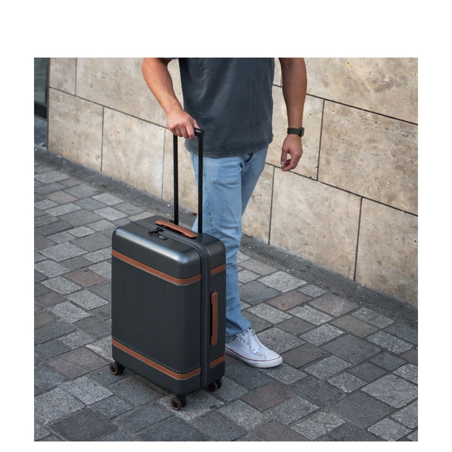 The Chesterfield Brand Zuna Spinner 66 cm - 78 liter - 66x46x26 cm - urban graphite