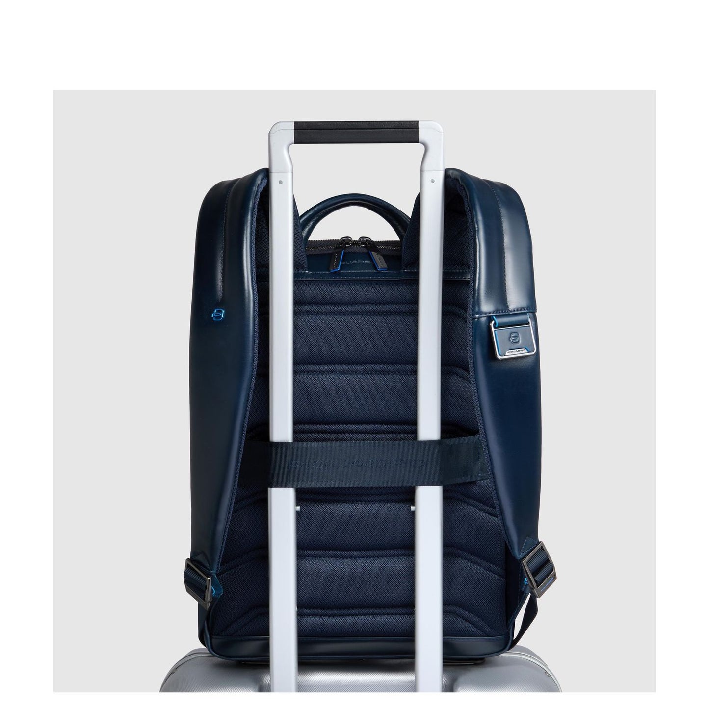Piquadro Blue Square Laptop Backpack 14"  dark blue