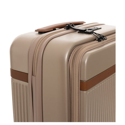 The Chesterfield Brand Zuna Handbagage Spinner 55 cm Laptop Voorvak - 44 liter - 55x36x23 cm - champagne