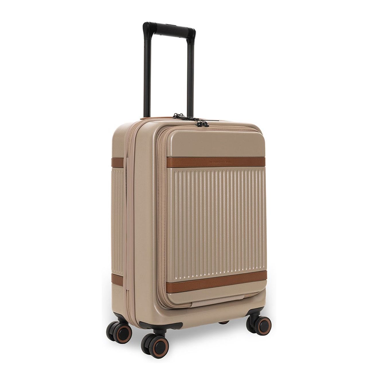 The Chesterfield Brand Zuna Handbagage Spinner 55 cm Laptop Voorvak - 44 liter - 55x36x23 cm - champagne