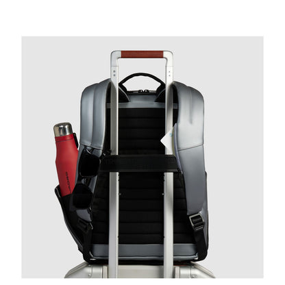 Piquadro Corner Laptop Backpack moro grigio