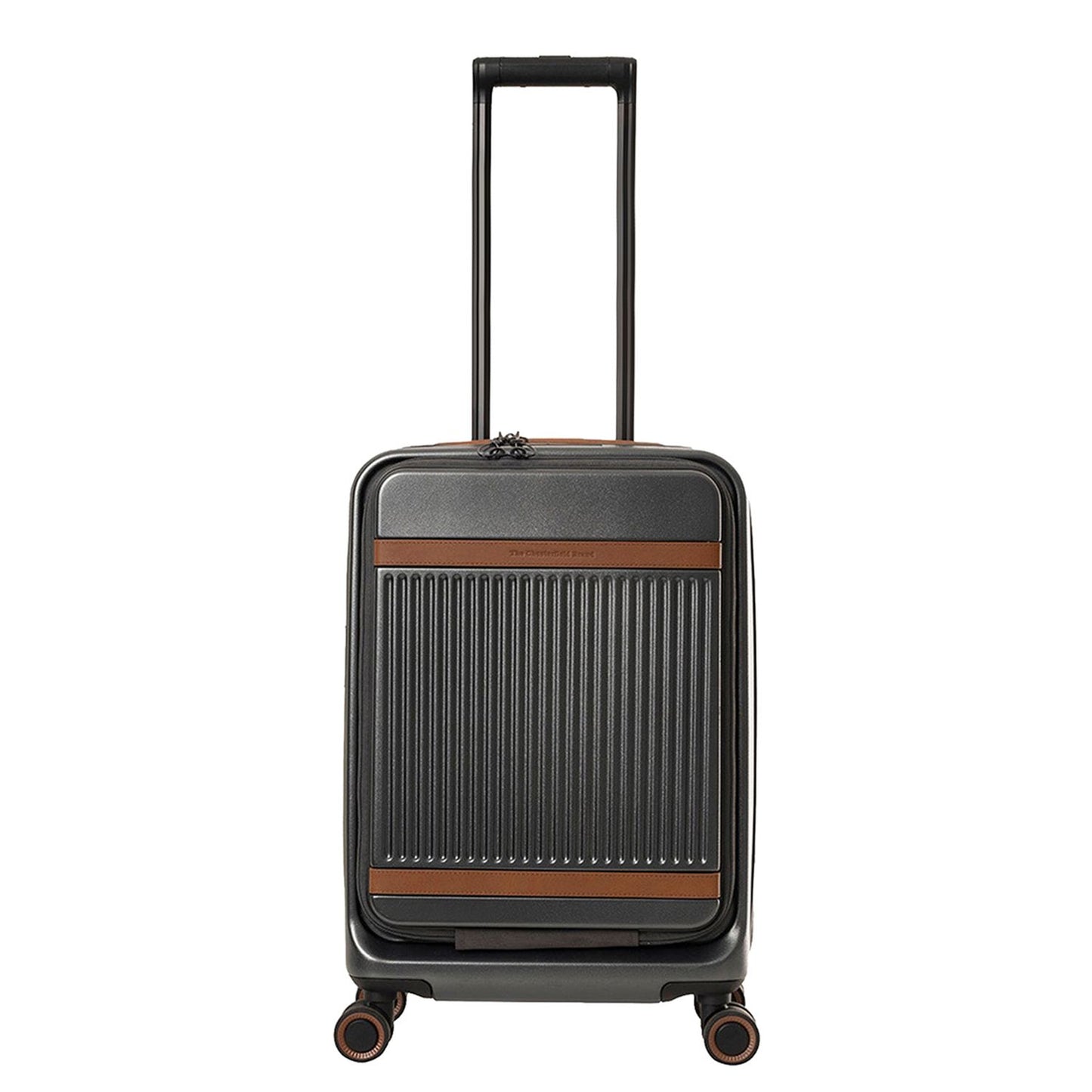 The Chesterfield Brand Zuna Handbagage Spinner 55 cm Laptop Voorvak - 44 liter - 55x36x23 cm - urban graphite