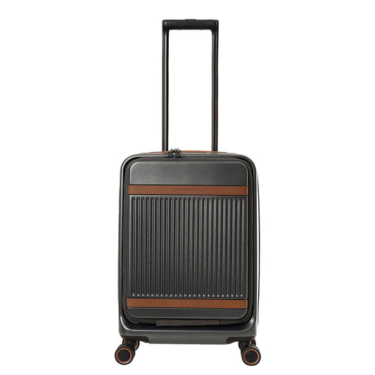 The Chesterfield Brand Zuna Handbagage Spinner 55 cm Laptop Voorvak - 44 liter - 55x36x23 cm - urban graphite