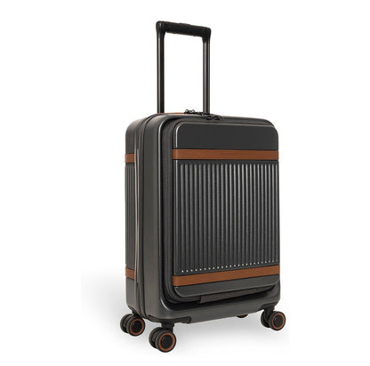 The Chesterfield Brand Zuna Handbagage Spinner 55 cm Laptop Voorvak - 44 liter - 55x36x23 cm - urban graphite