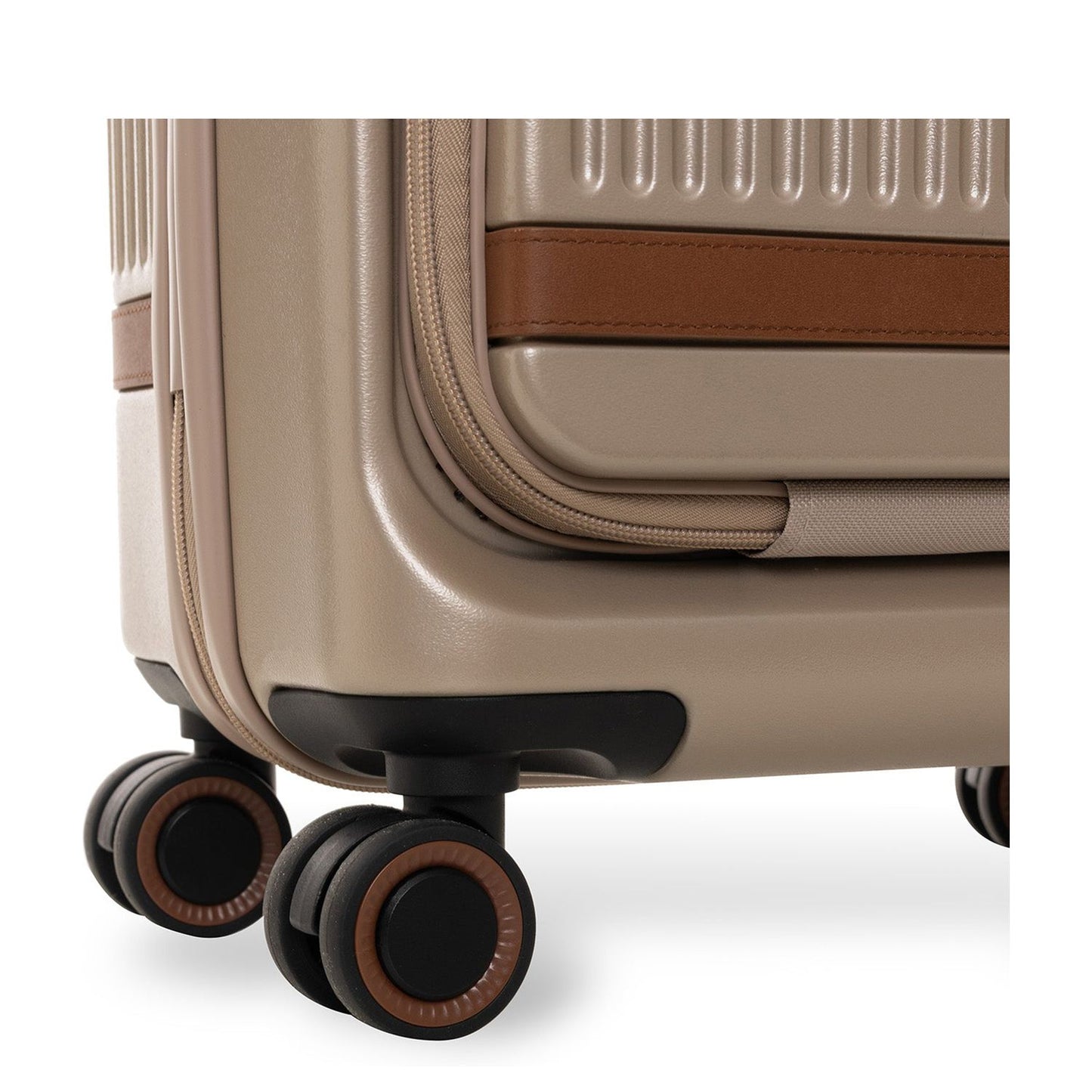 The Chesterfield Brand Zuna Handbagage Spinner 55 cm Laptop Voorvak - 44 liter - 55x36x23 cm - champagne