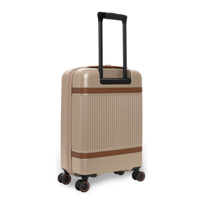 The Chesterfield Brand Zuna Handbagage Spinner 55 cm Laptop Voorvak - 44 liter - 55x36x23 cm - champagne