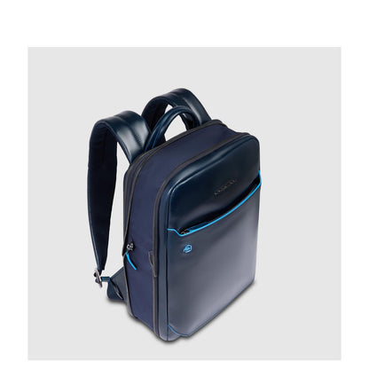 Piquadro Blue Square Laptop Backpack 14"  dark blue