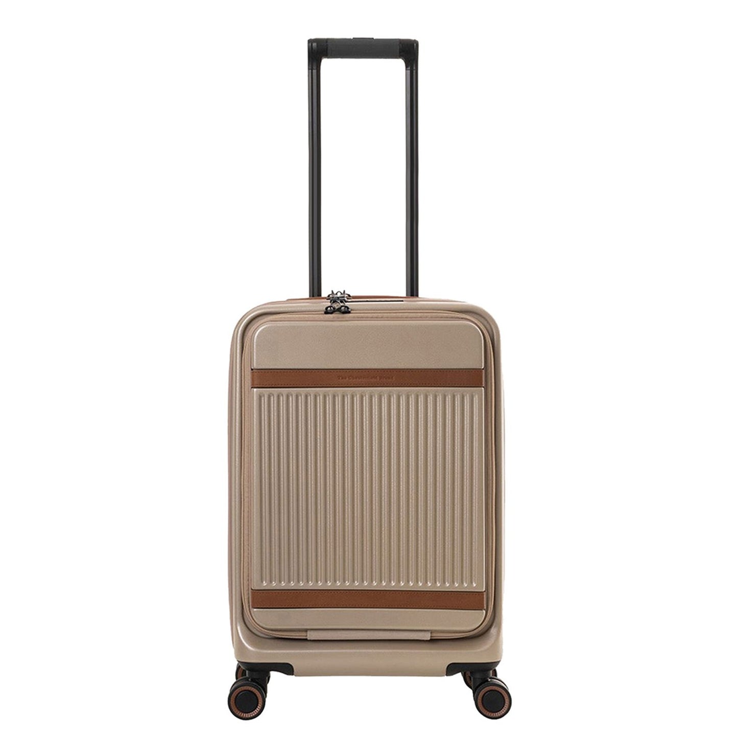 The Chesterfield Brand Zuna Handbagage Spinner 55 cm Laptop Voorvak - 44 liter - 55x36x23 cm - champagne